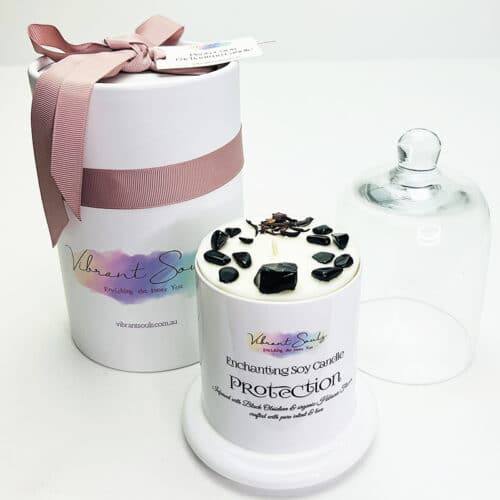 Vibrant Souls Protection Soy Candle Cloche