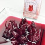 Wild Hibiscus Flowers in Rose Syrup