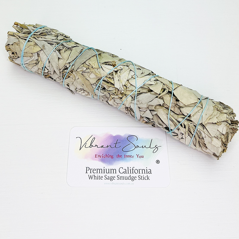 Vibrant Souls Premium California White Sage Smudge Stick - Large