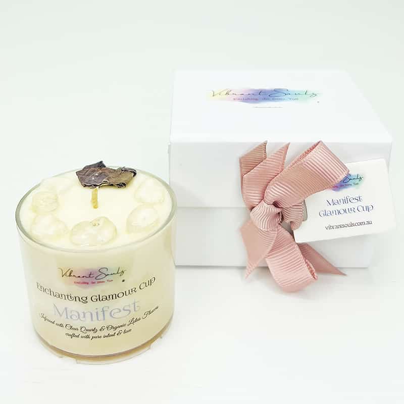 Manifest Soy Candle - Glamour Cup