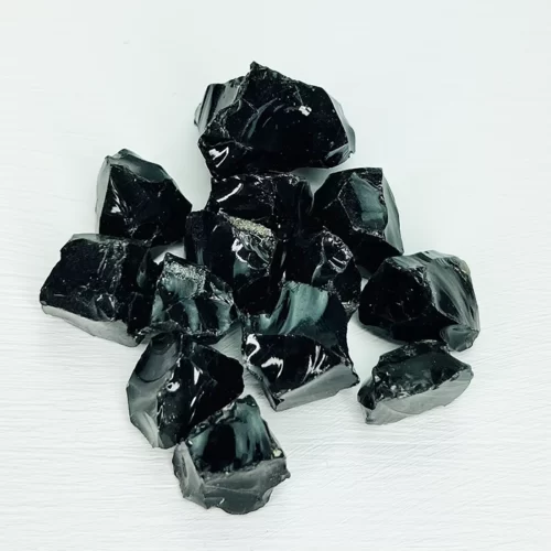 Raw Black Obsidian is used for Protection and Defence